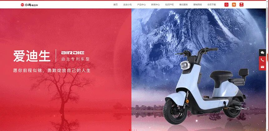 小鸟官网变脸了