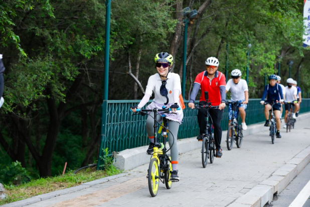 我与大行一骑向未来哈尔滨百人骑行活动圆满收官
