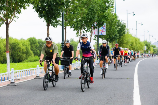 我与大行一骑向未来哈尔滨百人骑行活动圆满收官