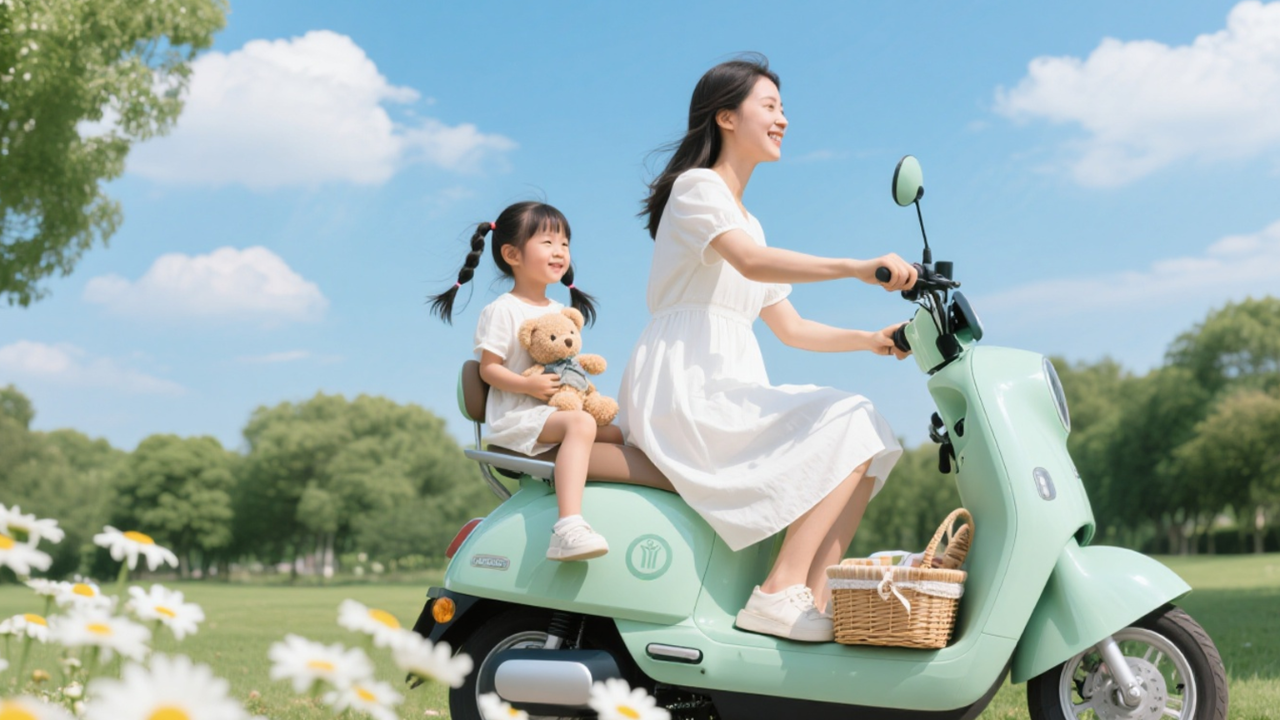 “她经济”时代下,溜娃宝妈对两轮电动车的需求取向
