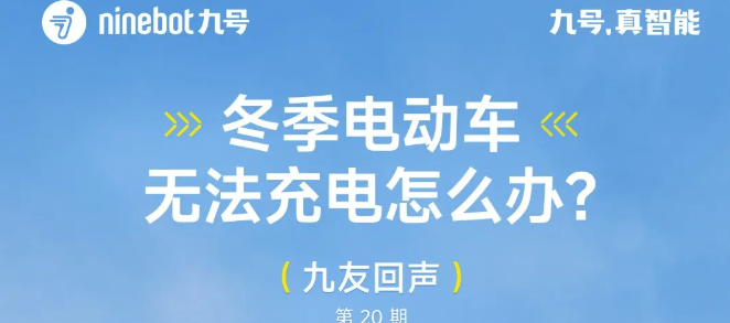 九友回声【第20期】：为什么我的车在冬天充不进去电？