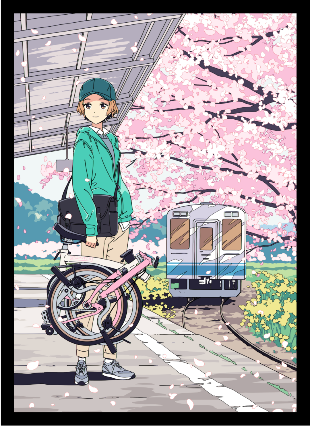 [2024-02-29]BROMPTON推出限定樱花粉骑它去赏花