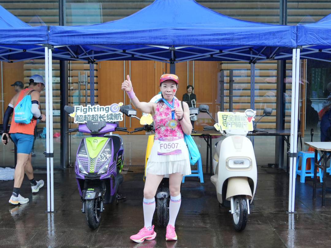 疯狂打call你骑的绿驹去跑马拉松啦