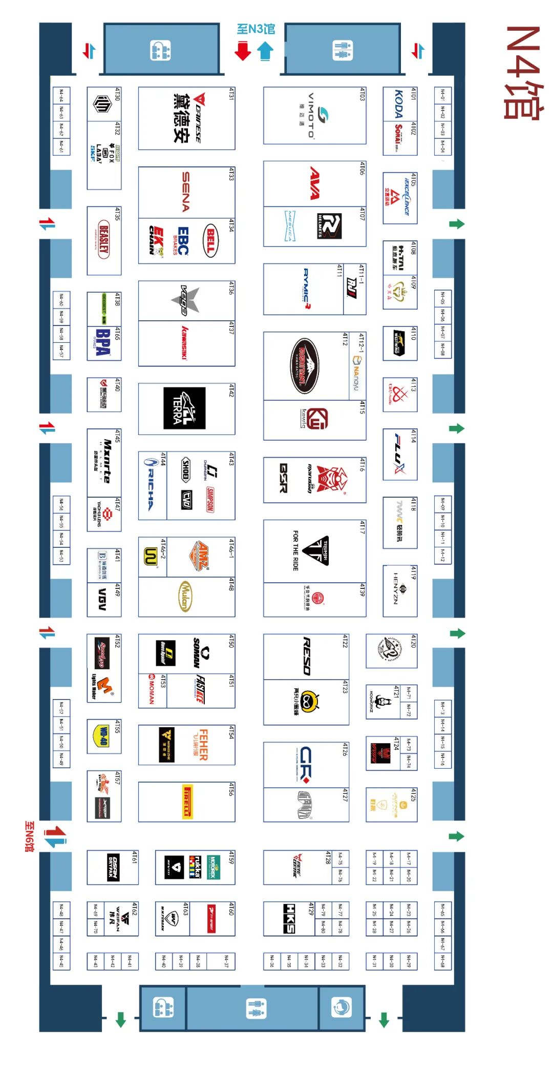 2025中国摩博会展位一览表