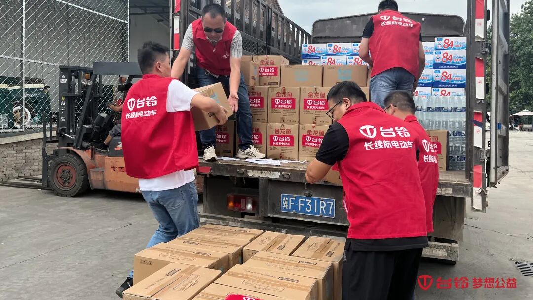 驰援河北涿州台铃在行动