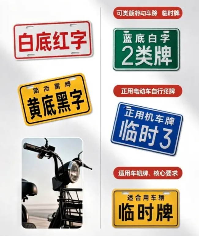 电动车新规10月起3种车牌禁止上路3种车牌不扣不罚