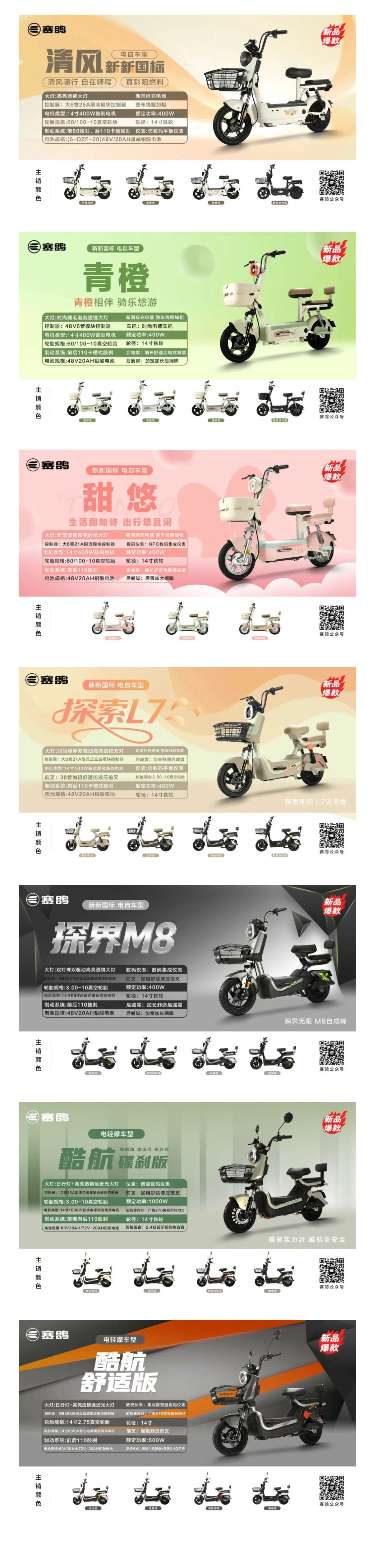 2025简易款新新国标 电轻摩车型产 品大全