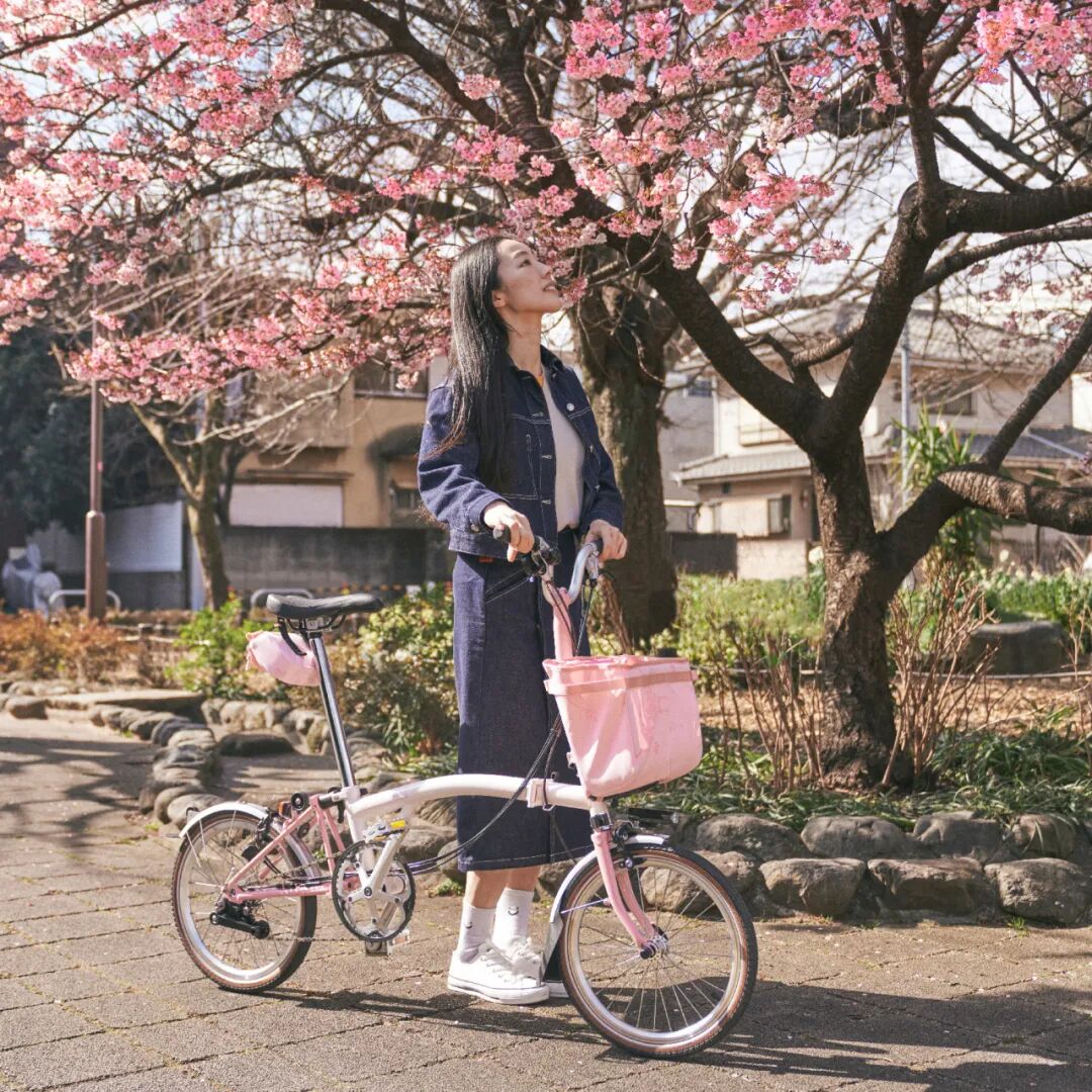 [2024-02-29]BROMPTON推出限定樱花粉骑它去赏花
