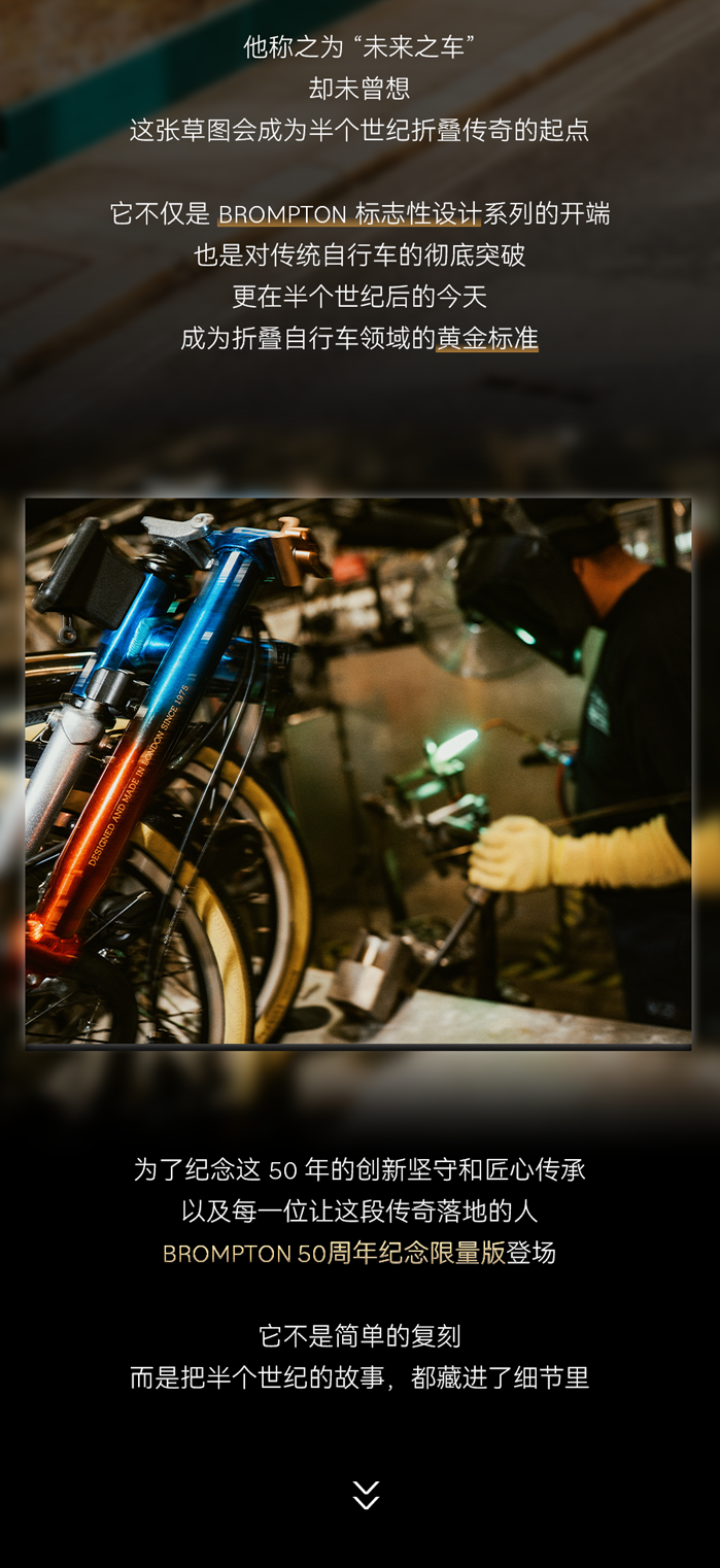 [2025-09-04]遇见1975BROMPTON50周年纪念限量款即将发售