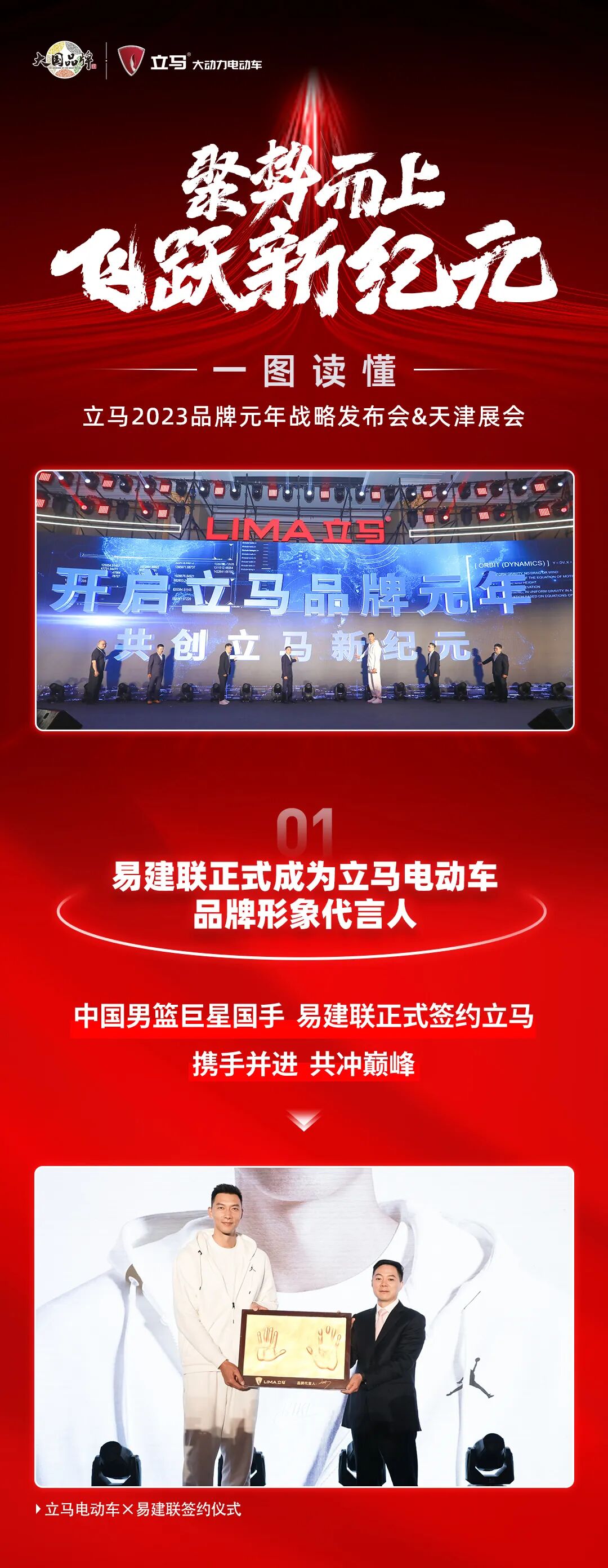 一图读懂立马2023品牌元年战略发布会amp天津展会